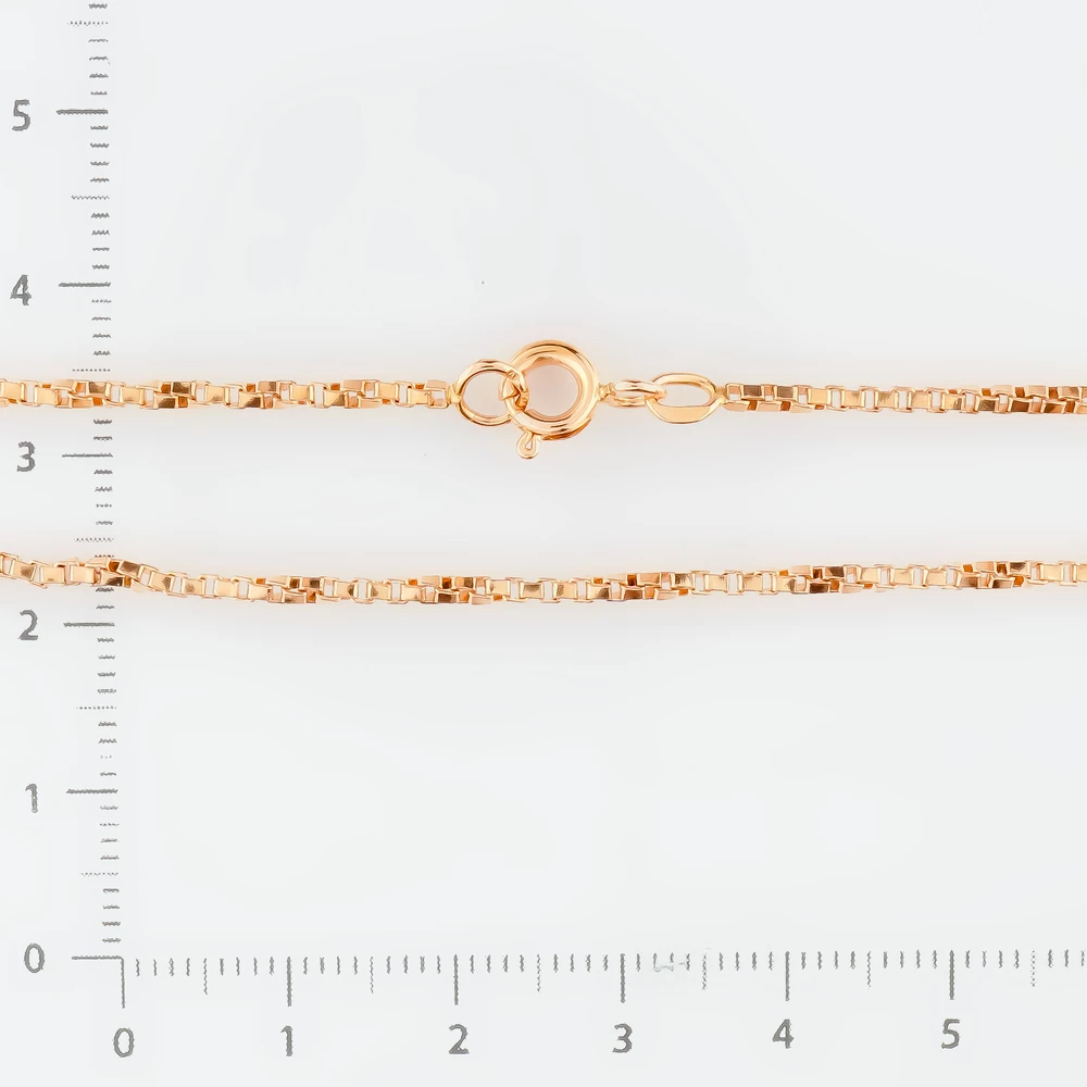 Цепь из красного золота 585 пробы