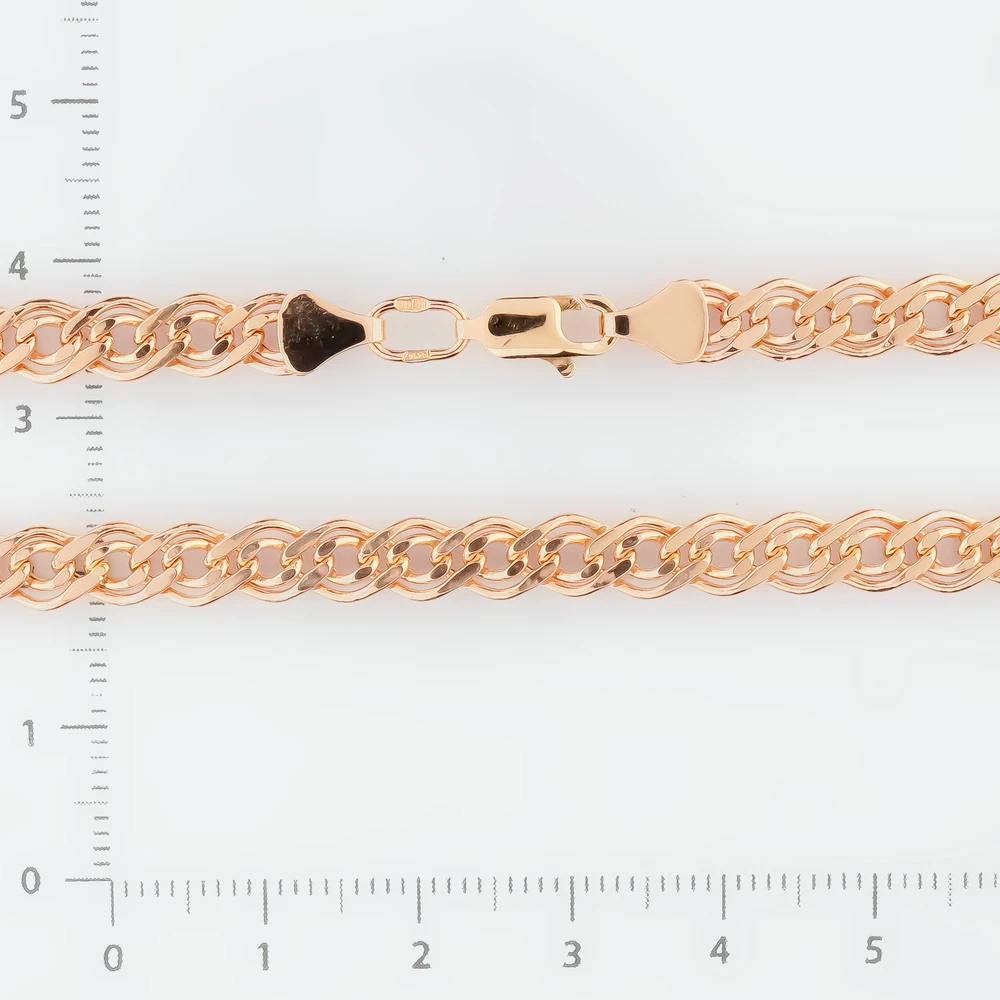 Цепь из красного золота 585 пробы