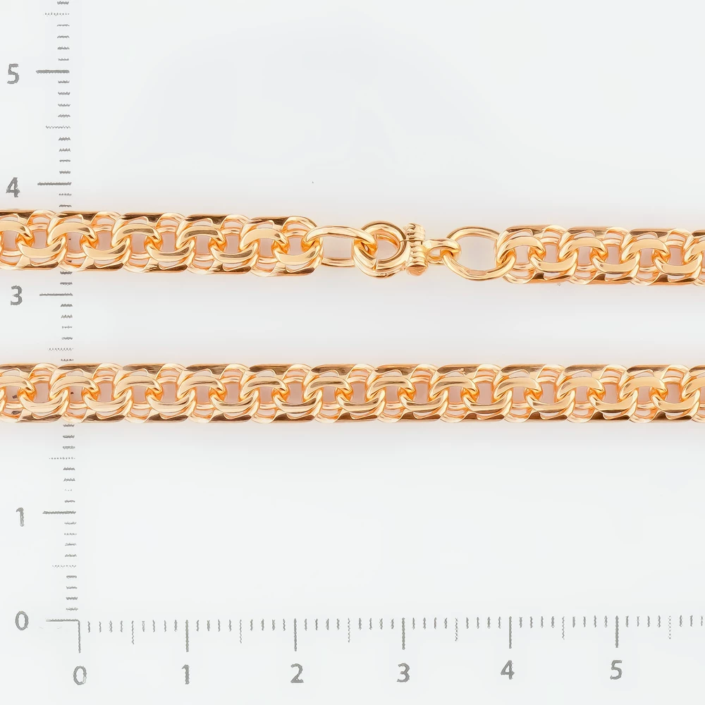 Цепь из красного золота 585 пробы