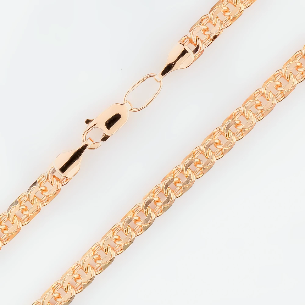 Цепь из красного золота 585 пробы