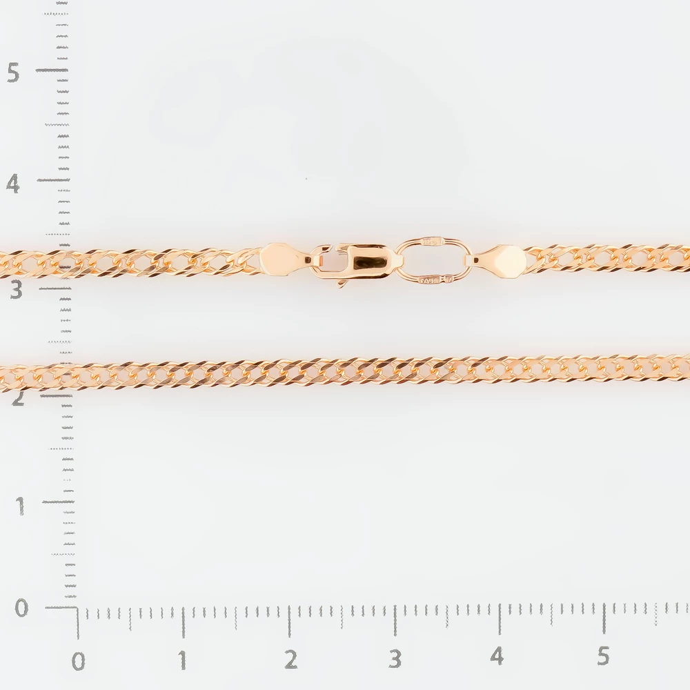 Цепь из красного золота 585 пробы