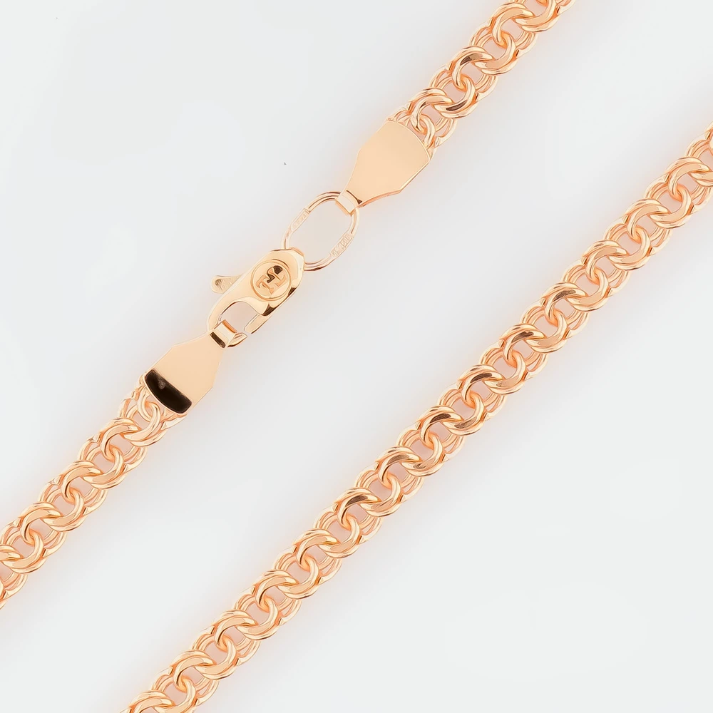 Цепь из красного золота 585 пробы