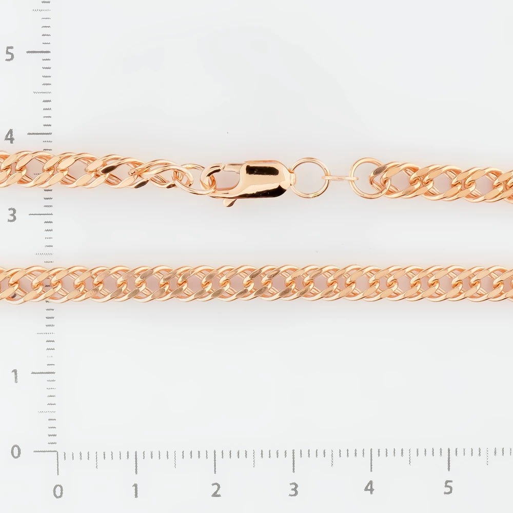 Цепь из красного золота 585 пробы