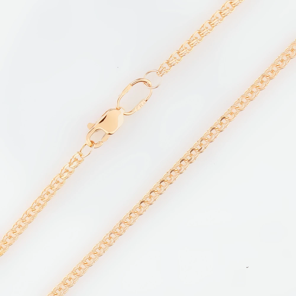 Цепь из красного золота 585 пробы