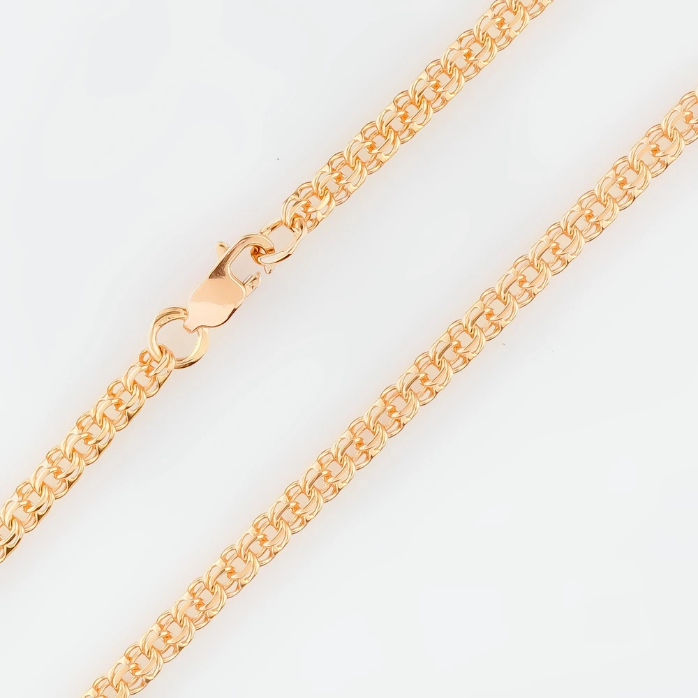 Цепь из красного золота 585 пробы