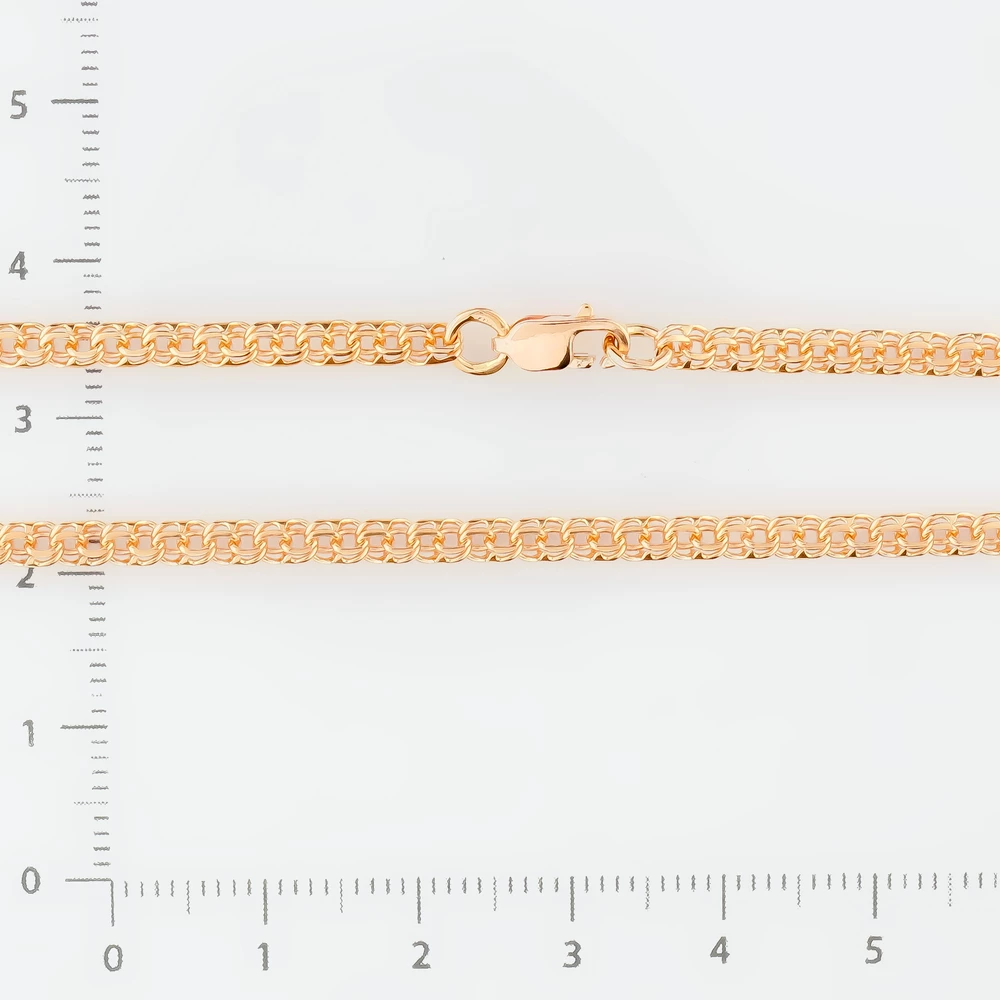 Цепь из красного золота 585 пробы