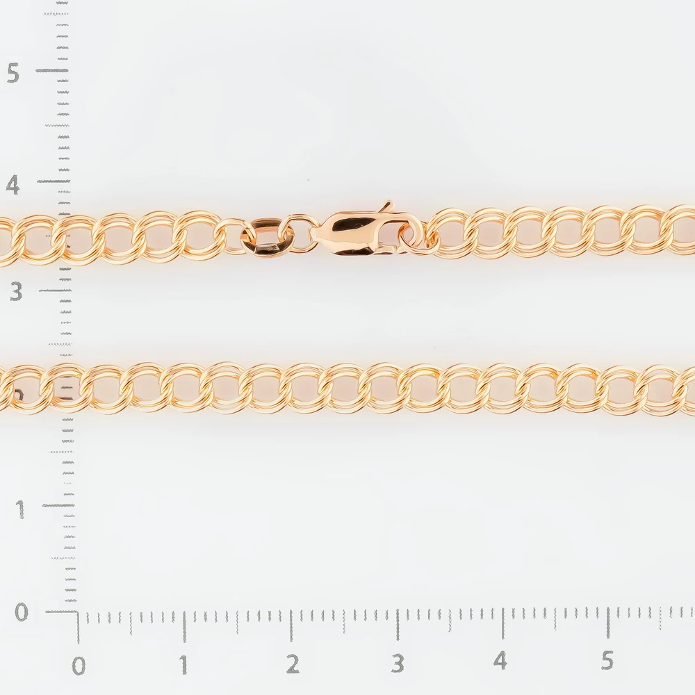 Цепь из красного золота 585 пробы