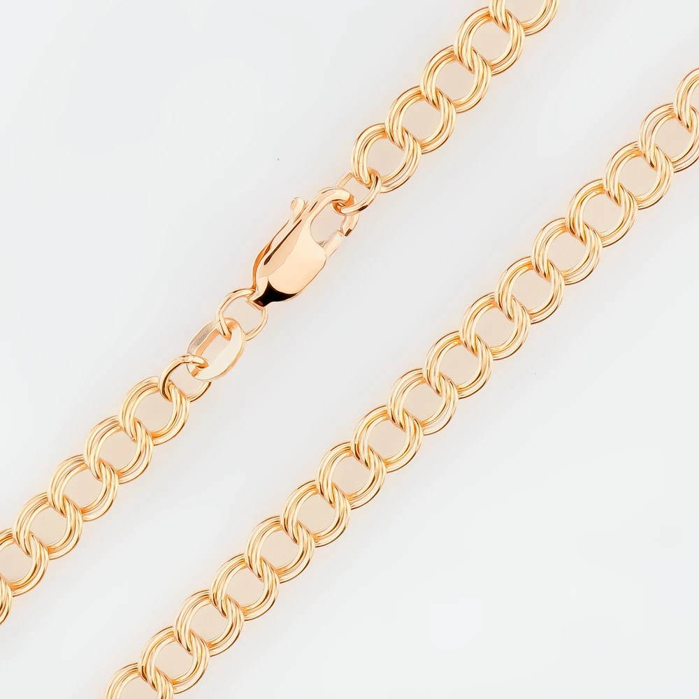 Цепь из красного золота 585 пробы