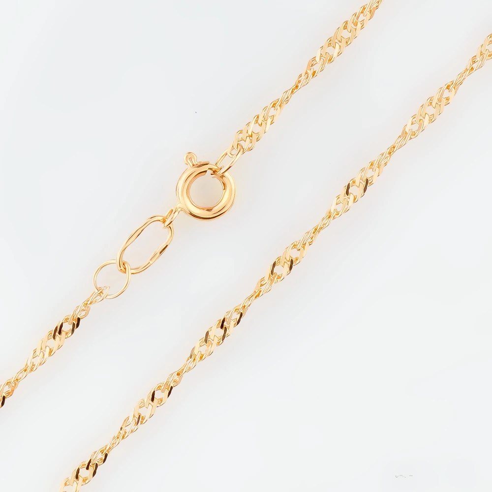 Цепь из красного золота 585 пробы