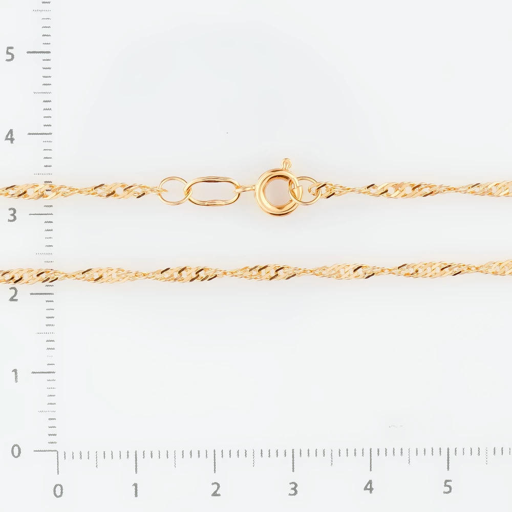 Цепь из красного золота 585 пробы