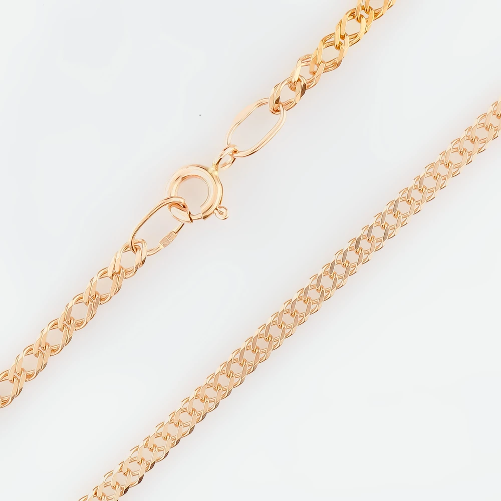 Цепь из красного золота 585 пробы