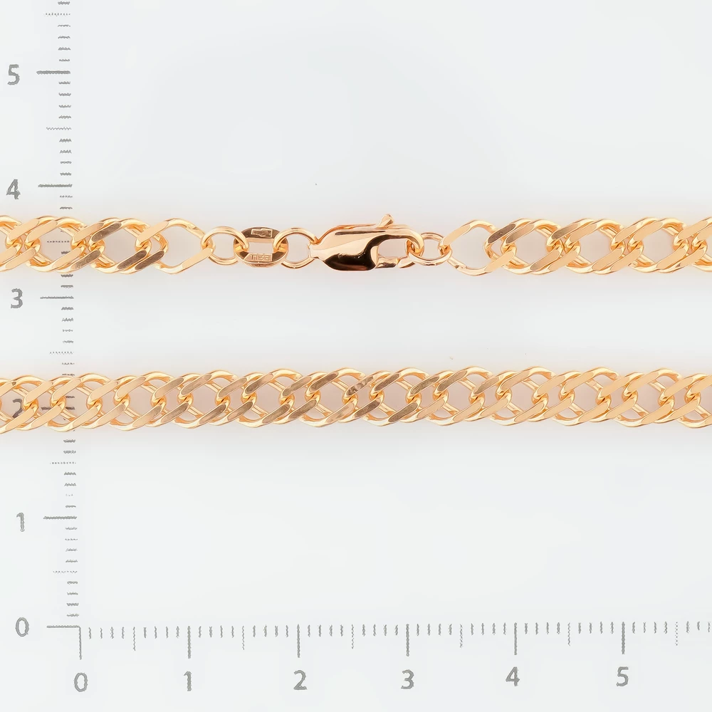 Цепь из красного золота 585 пробы