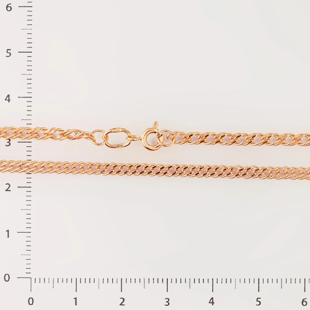 Цепь из красного золота 585 пробы