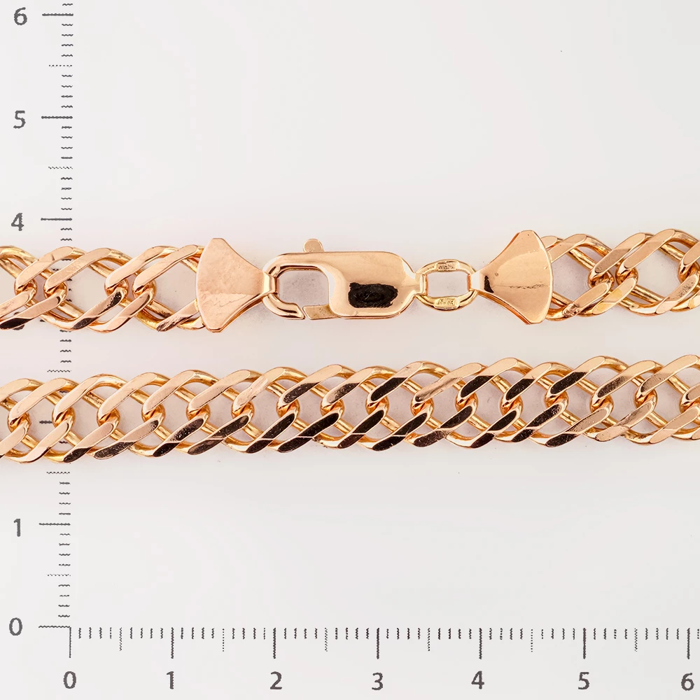 Цепь из красного золота 585 пробы