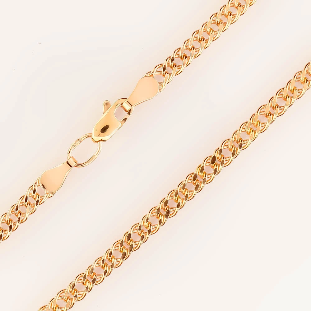 Цепь из красного золота 585 пробы