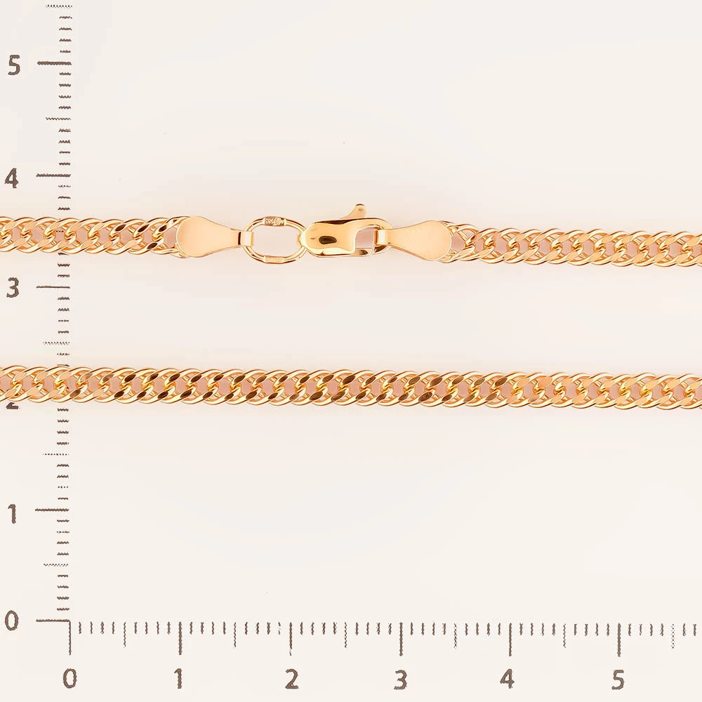 Цепь из красного золота 585 пробы