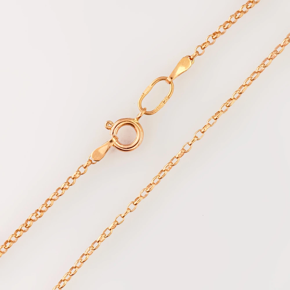 Цепь из красного золота 585 пробы