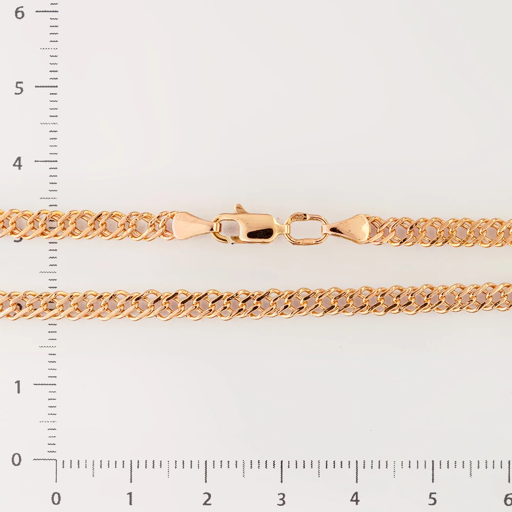 Цепь из красного золота 585 пробы