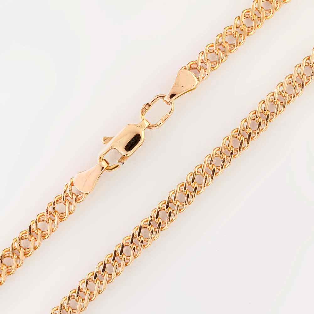 Цепь из красного золота 585 пробы