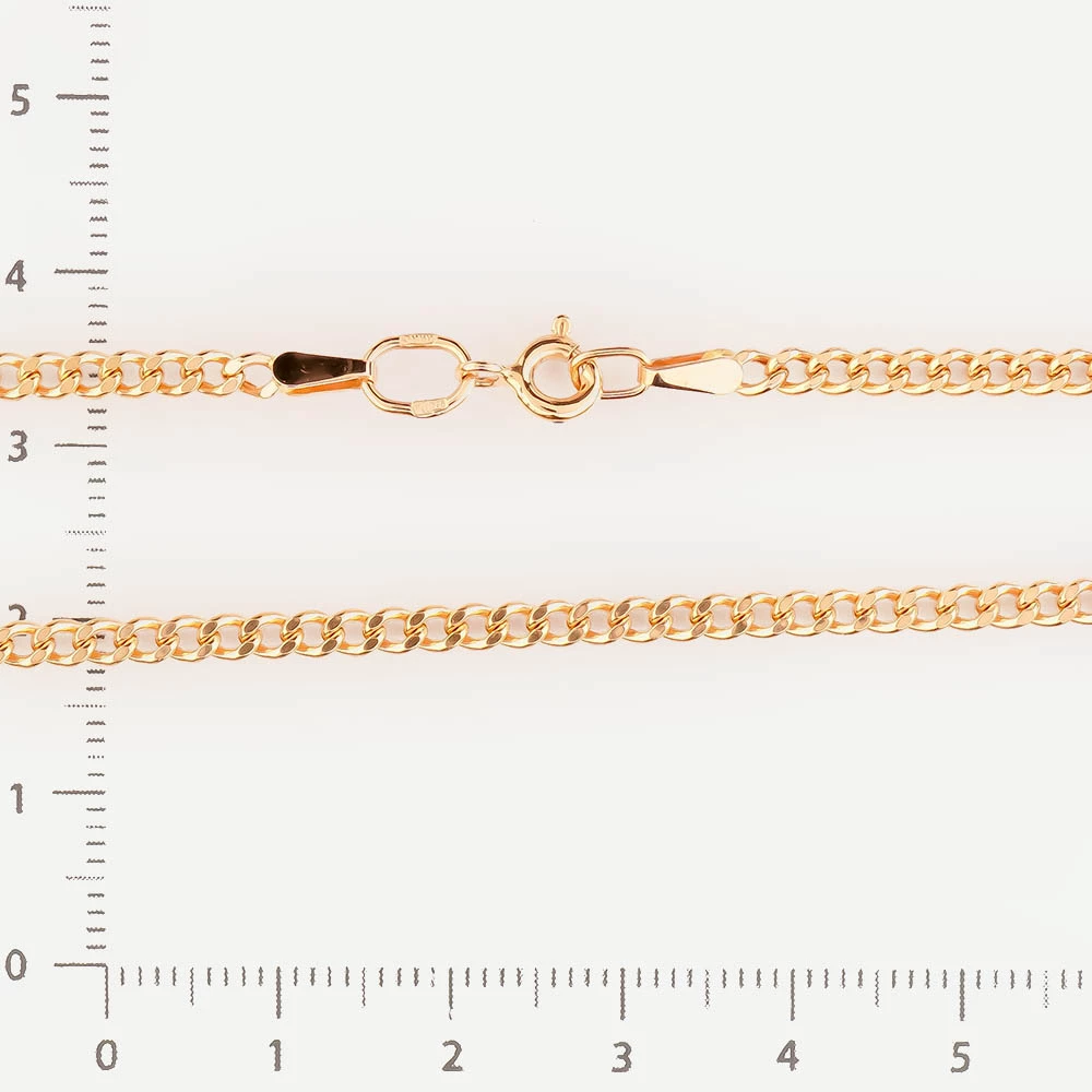 Цепь из красного золота 585 пробы