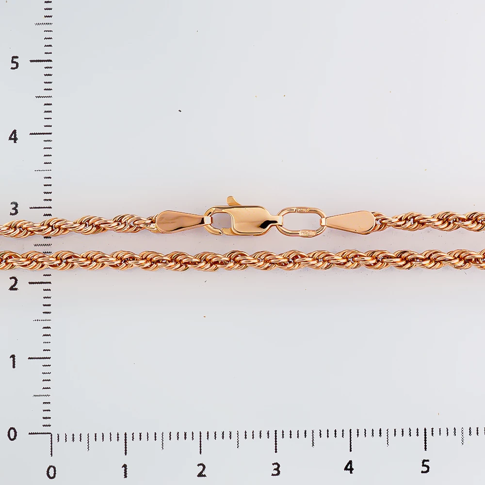 Цепь из красного золота 585 пробы