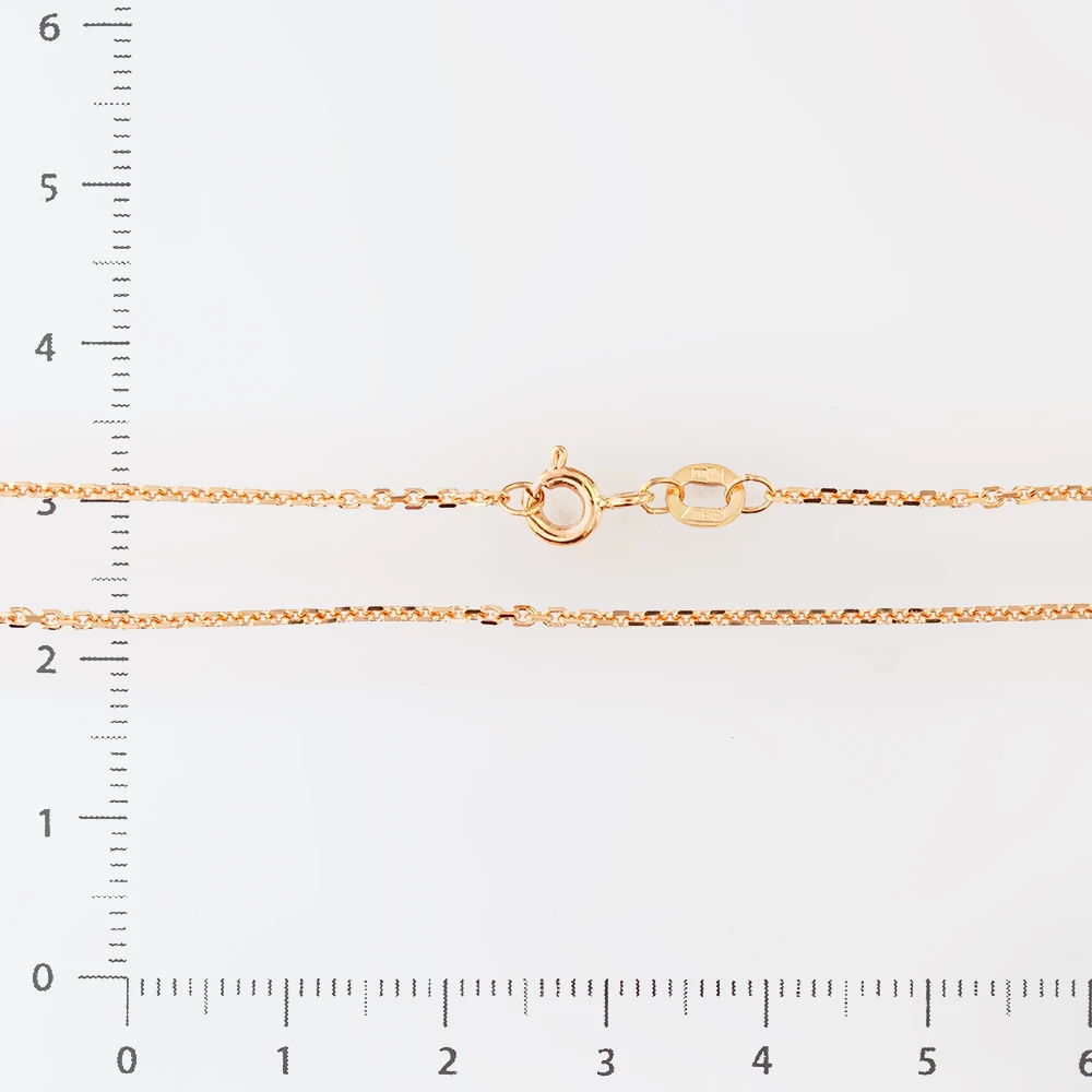 Цепь из красного золота 585 пробы