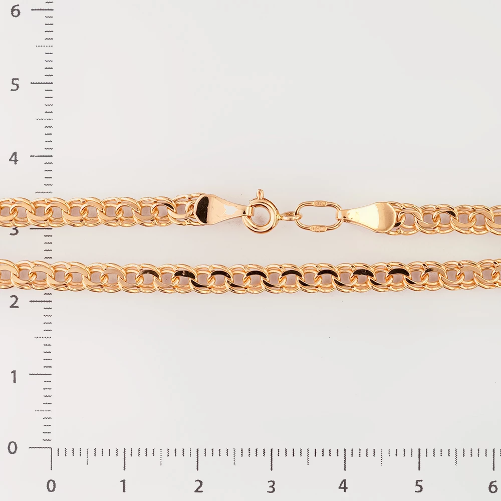 Цепь из красного золота 375 пробы