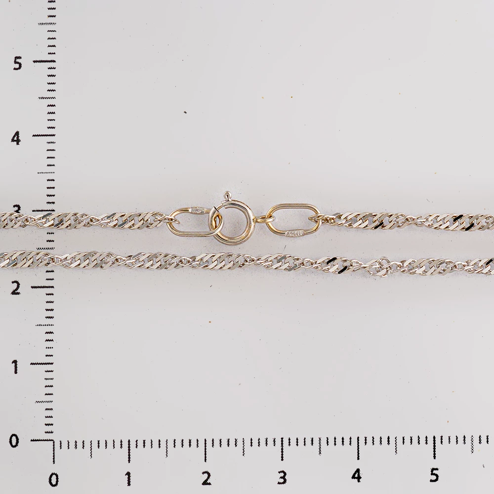 Цепь из белого золота 585 пробы