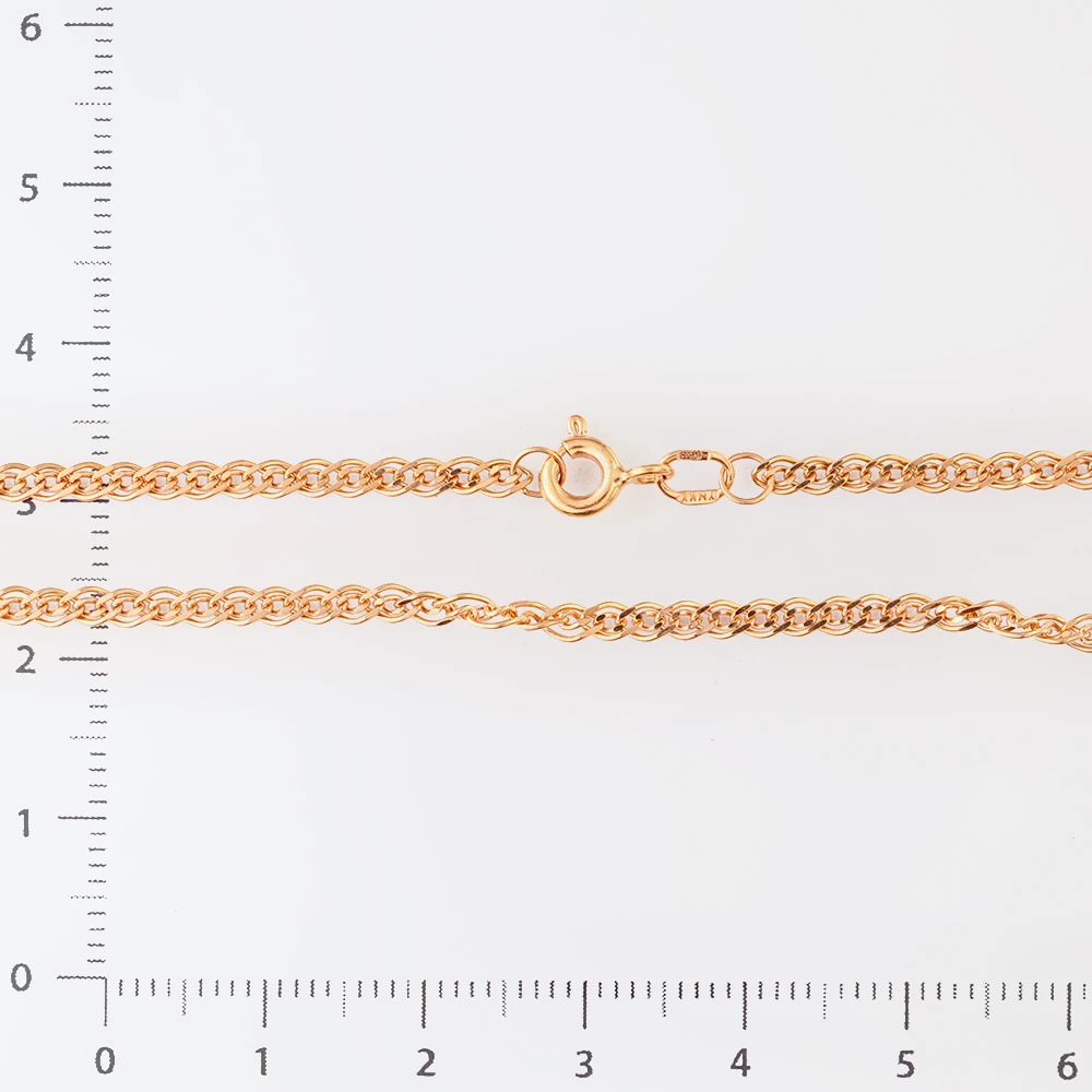 Цепь из красного золота 585 пробы