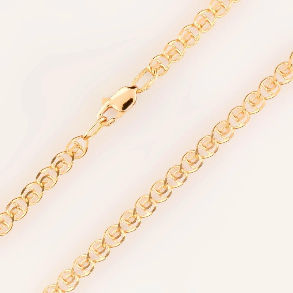 Цепь из красного золота 585 пробы