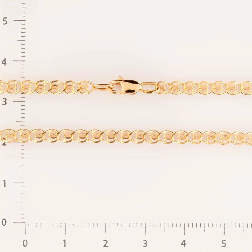 Цепь из красного золота 585 пробы