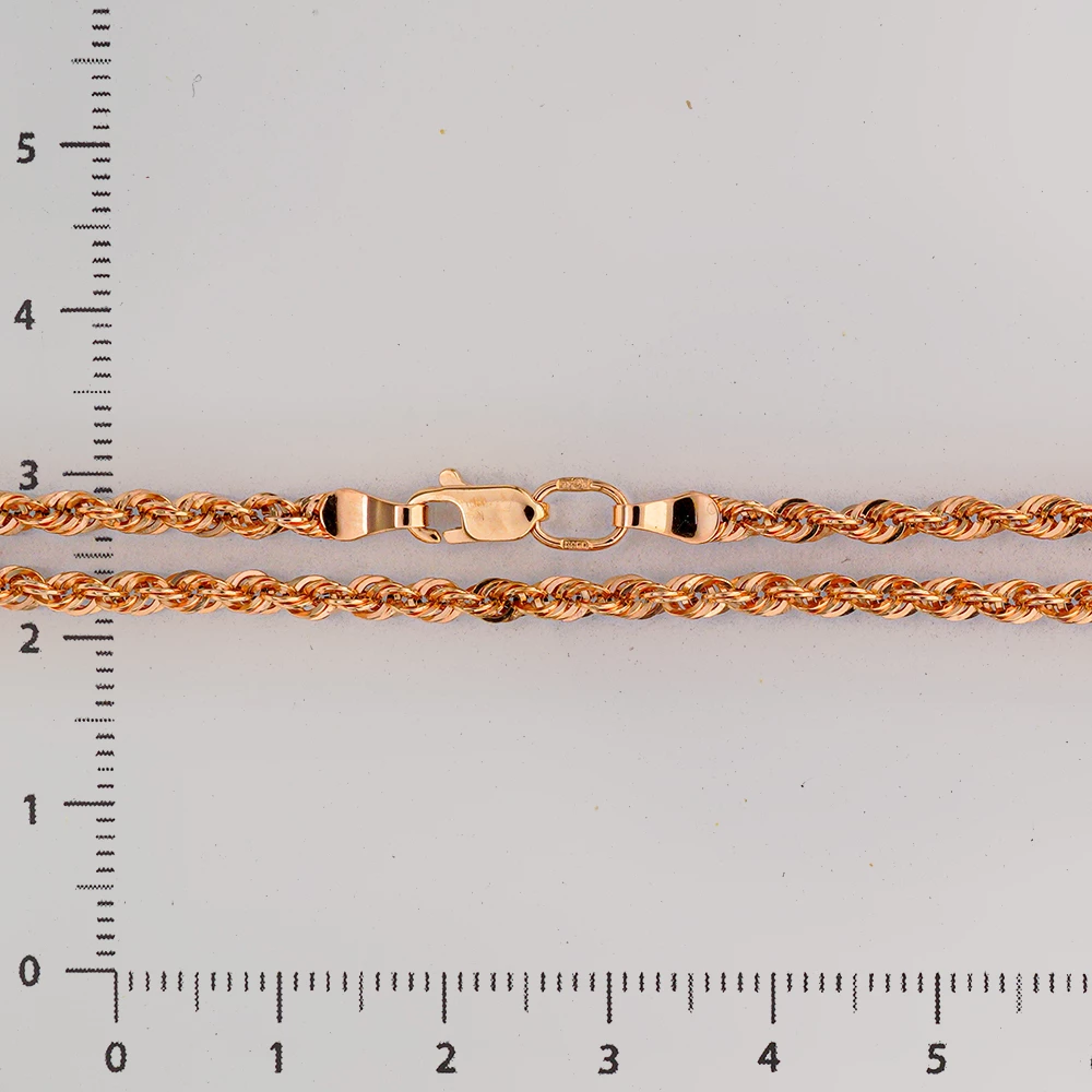 Цепь из красного золота 585 пробы