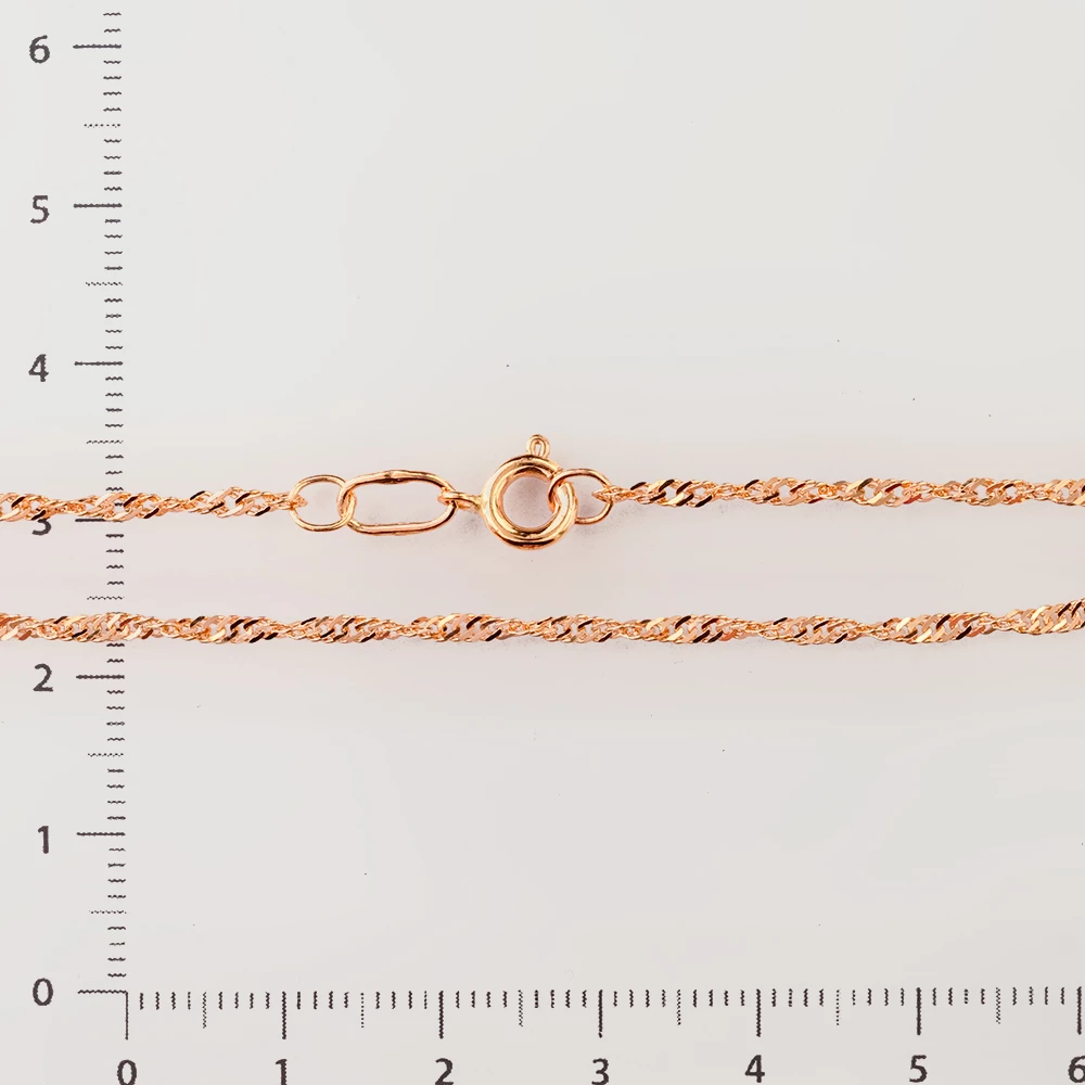 Цепь из красного золота 585 пробы