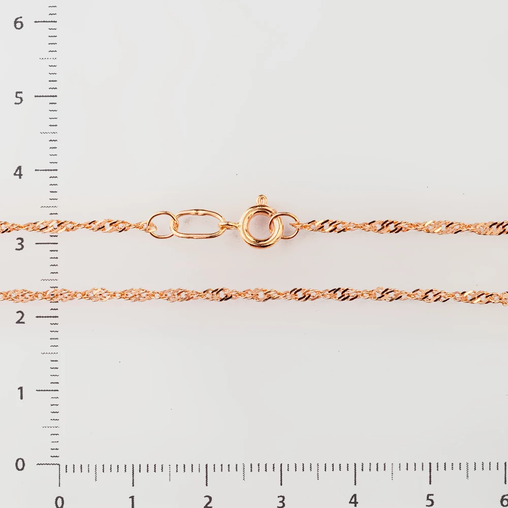 Цепь из красного золота 585 пробы