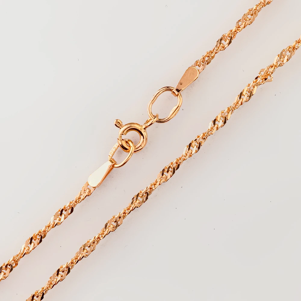 Цепь из красного золота 585 пробы