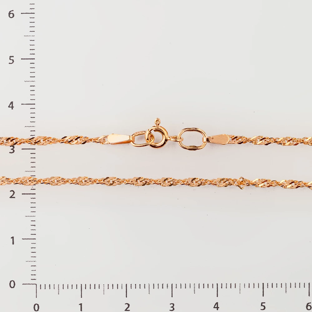 Цепь из красного золота 585 пробы