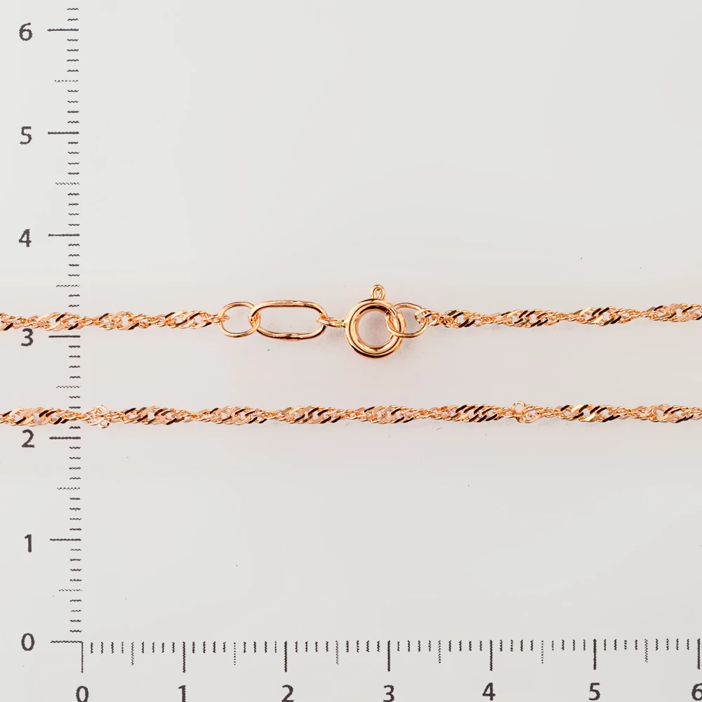 Цепь из красного золота 585 пробы