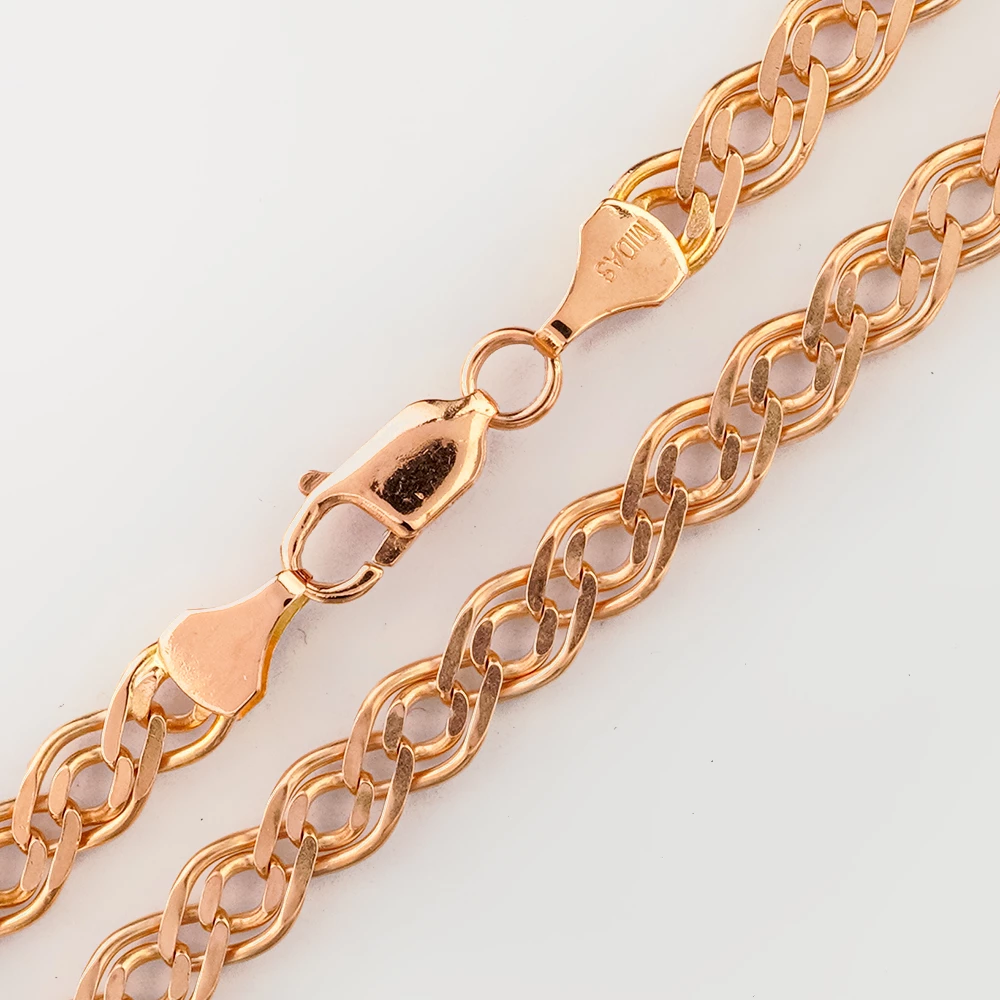 Цепь из красного золота 585 пробы