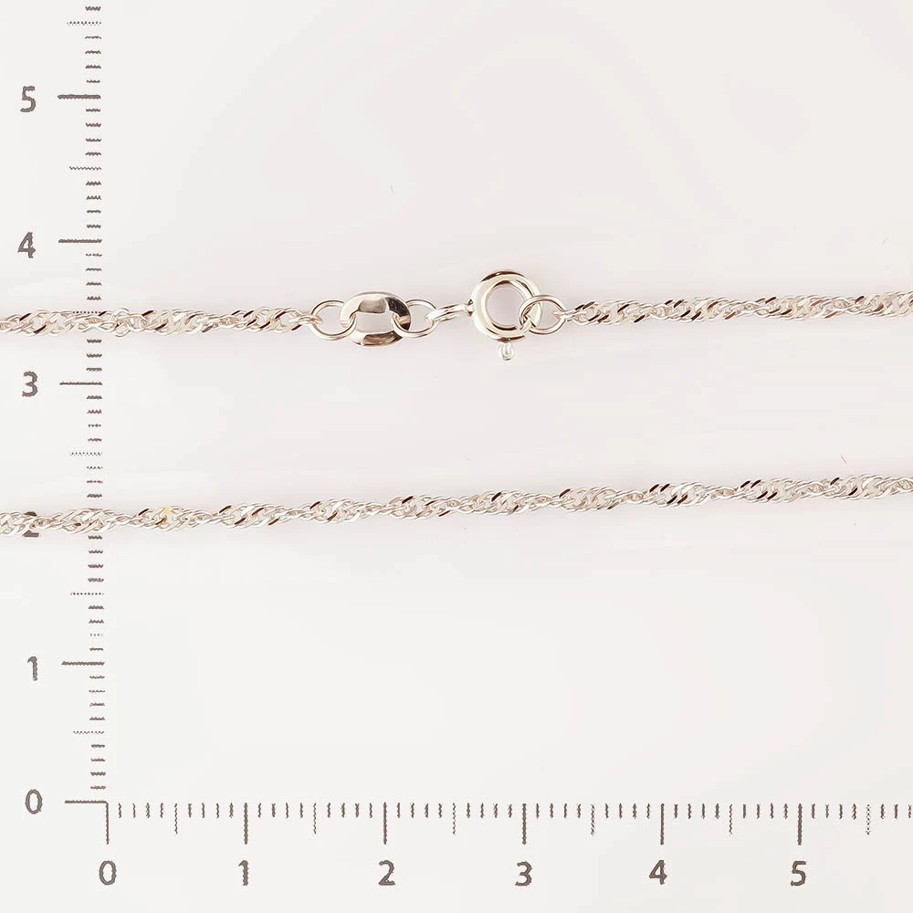 Цепь из белого золота 585 пробы