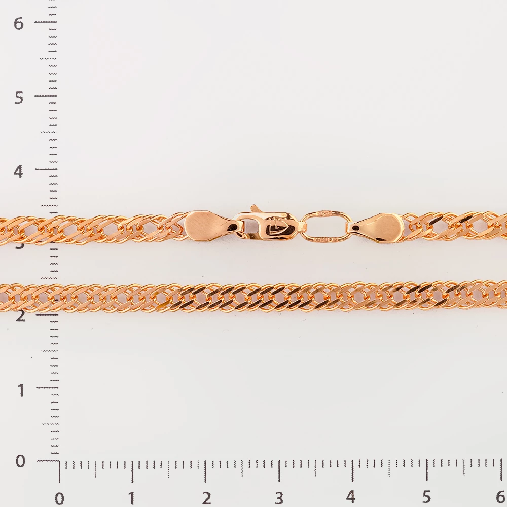 Цепь из красного золота 585 пробы