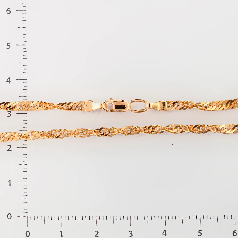 Цепь из красного золота 585 пробы