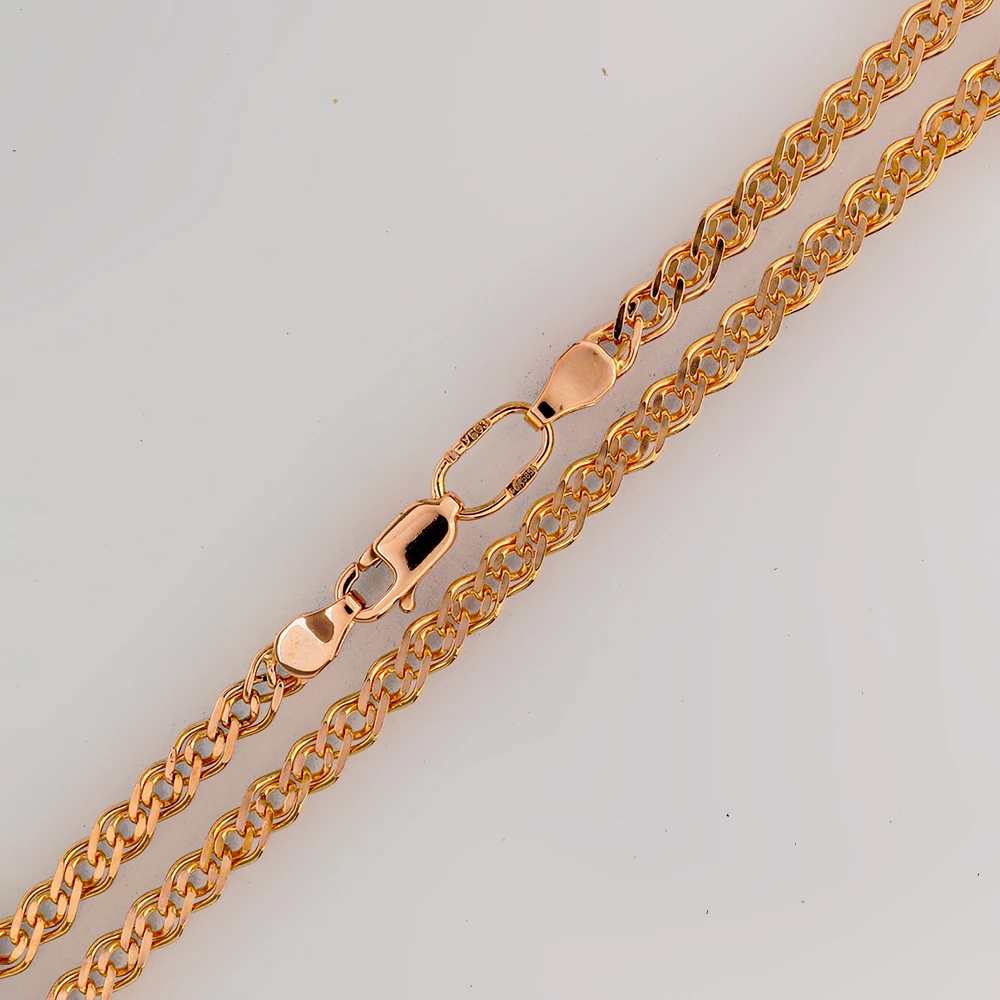 Цепь из красного золота 585 пробы