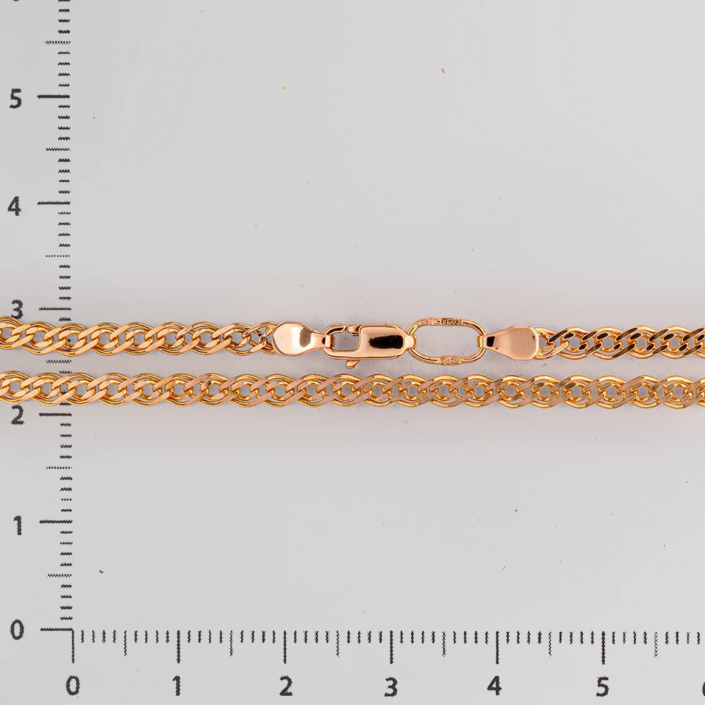 Цепь из красного золота 585 пробы