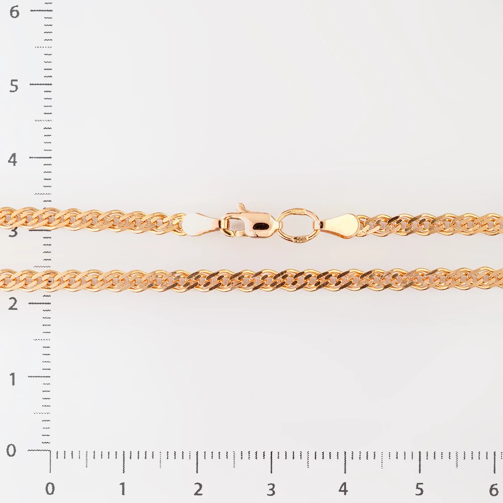 Цепь из красного золота 585 пробы