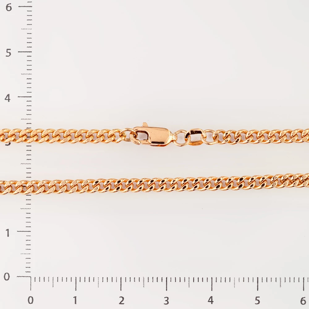 Цепь из красного золота 585 пробы