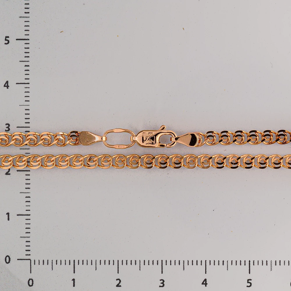 Цепь из красного золота 585 пробы