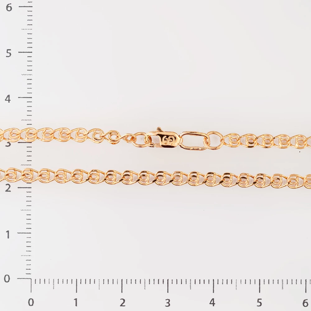 Цепь из красного золота 585 пробы