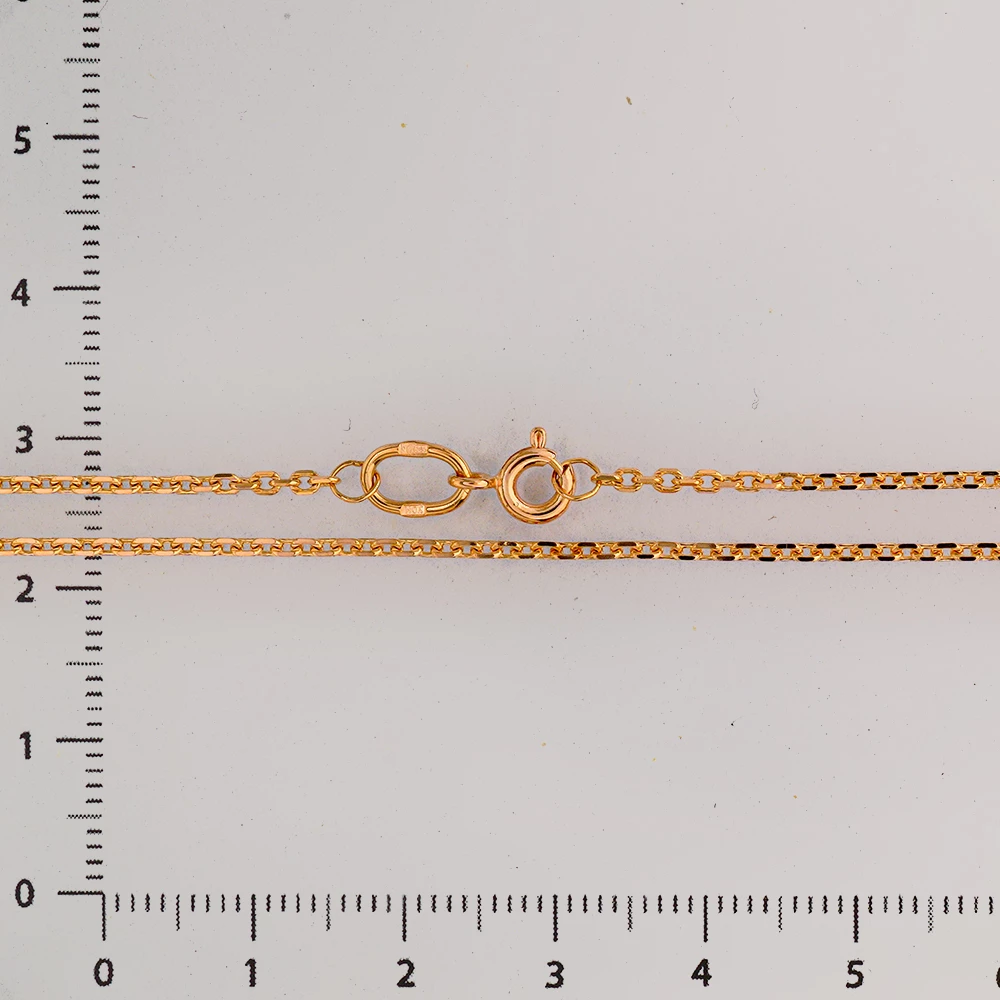 Цепь из красного золота 585 пробы
