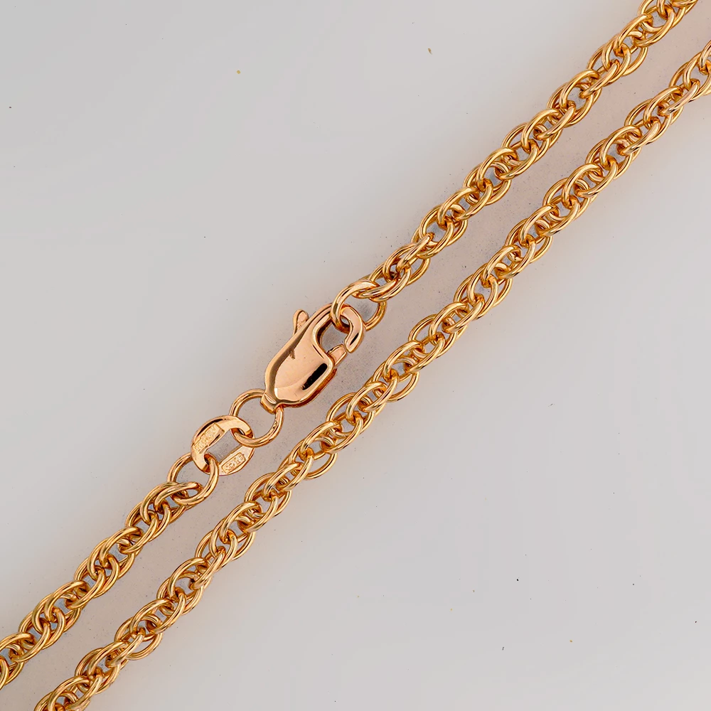 Цепь из красного золота 585 пробы