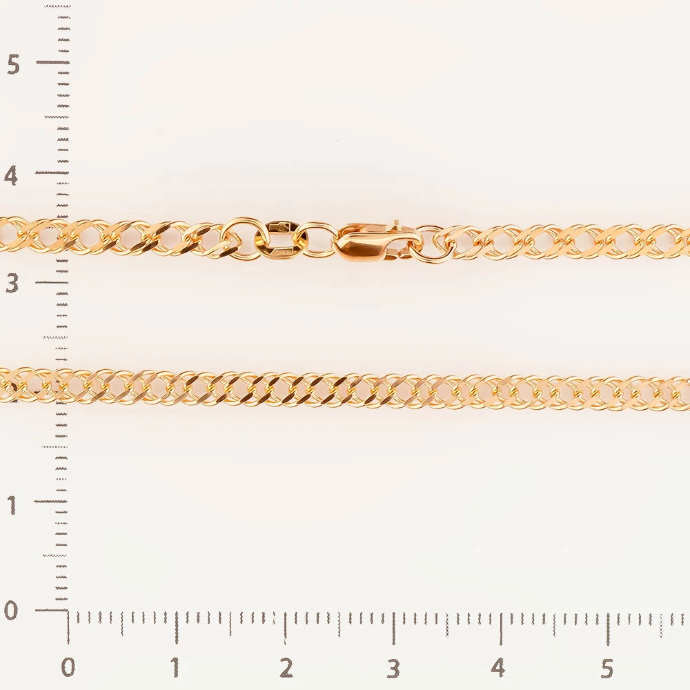 Цепь из красного золота 585 пробы